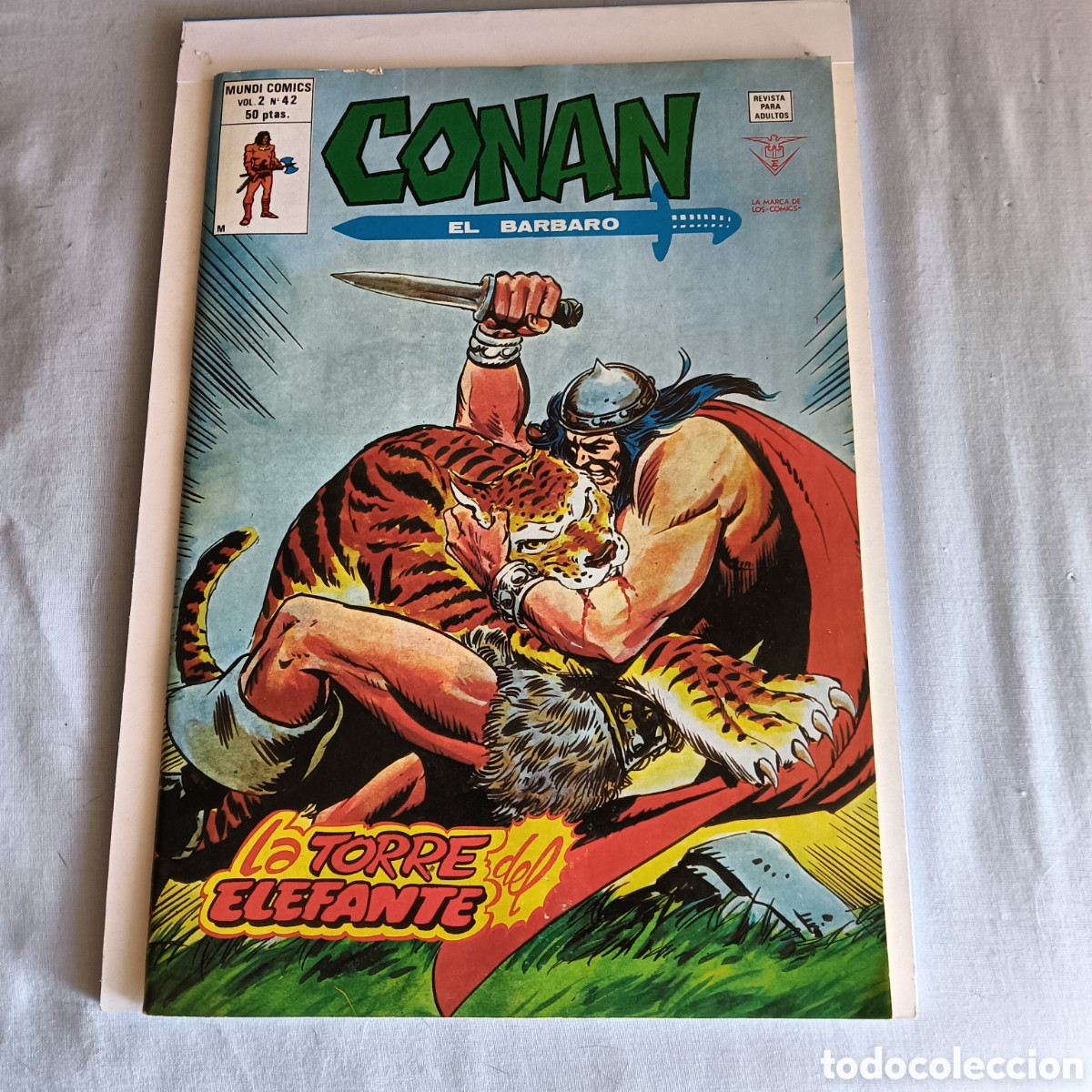 Tebeos: CONAN EL B&Aacute;RBARO V.2 N&Uacute;M-42 - Foto 1