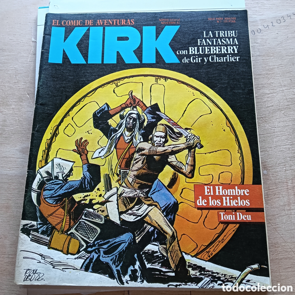Tebeos: EL C&Oacute;MIC DE AVENTURAS KIRK N&Uacute;M-7 EDITORIAL NORMA - Foto 1