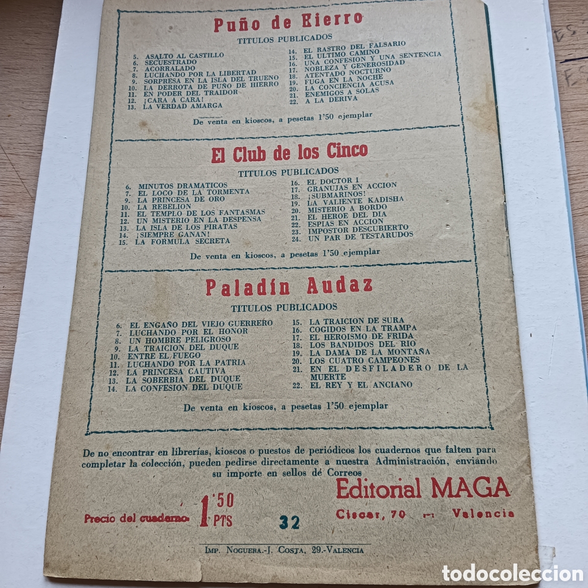 Tebeos: EL PEQUE&Ntilde;O HEROE N&Uacute;M-32 ORIGINAL EDITORIAL MAGA - Foto 2