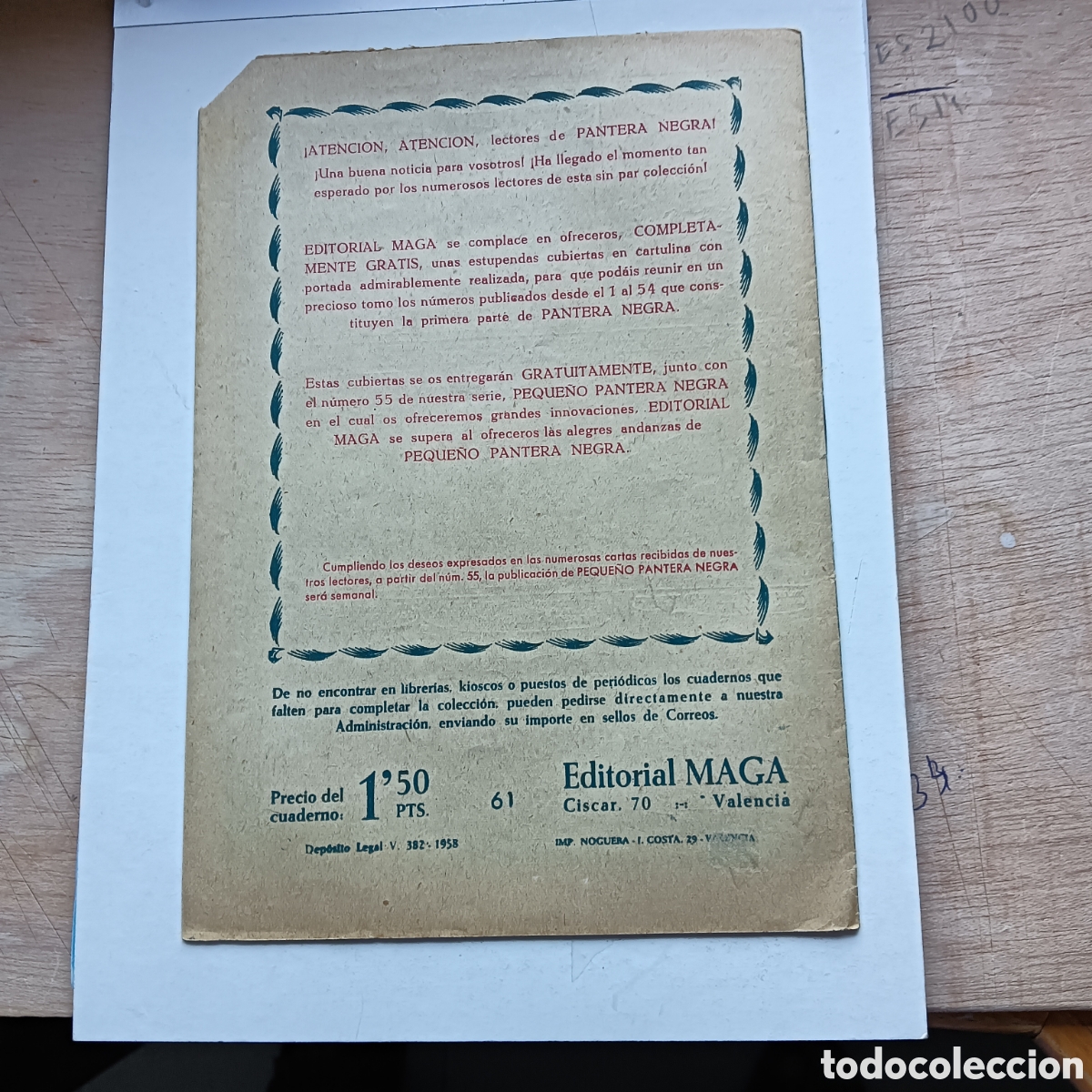 Tebeos: EL PEQUE&Ntilde;O HEROE N&Uacute;M-61 ORIGINAL EDITORIAL MAGA - Foto 2