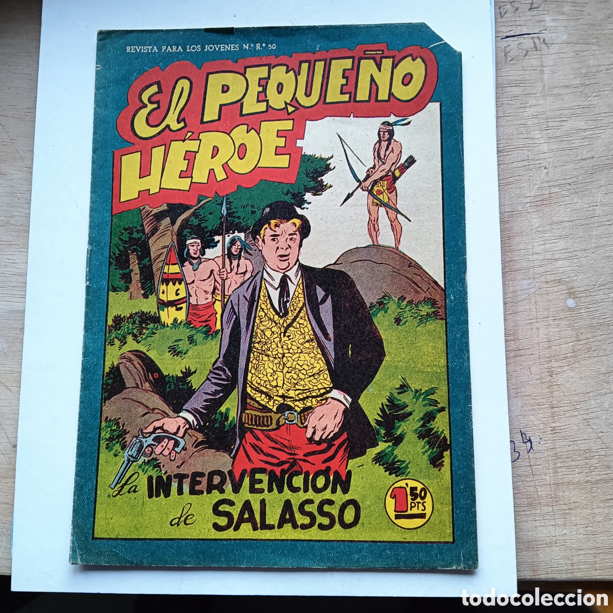 Tebeos: EL PEQUE&Ntilde;O HEROE N&Uacute;M-61 ORIGINAL EDITORIAL MAGA - Foto 1