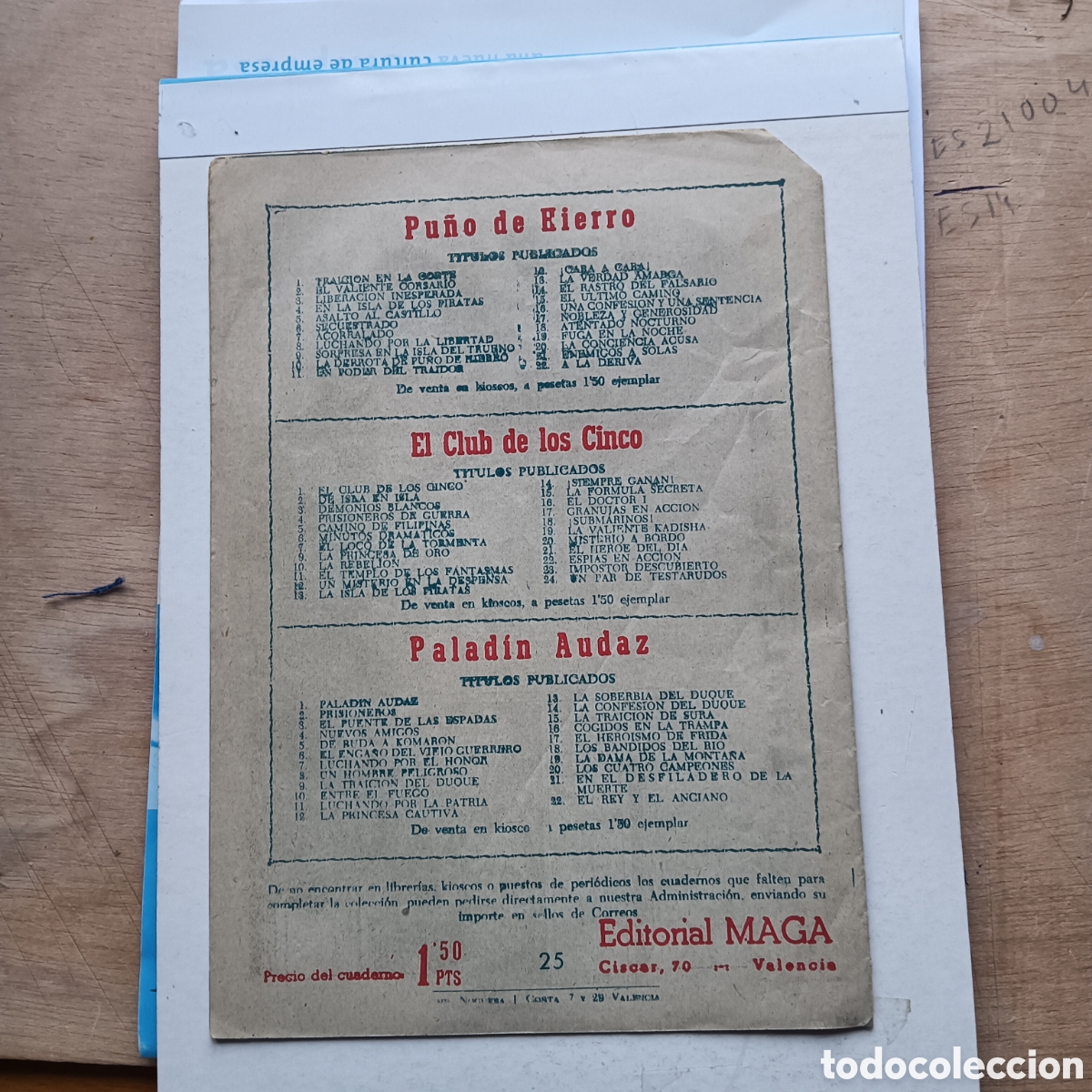 Tebeos: EL PEQUE&Ntilde;O HEROE N&Uacute;M-25 ORIGINAL EDITORIAL MAGA - Foto 2