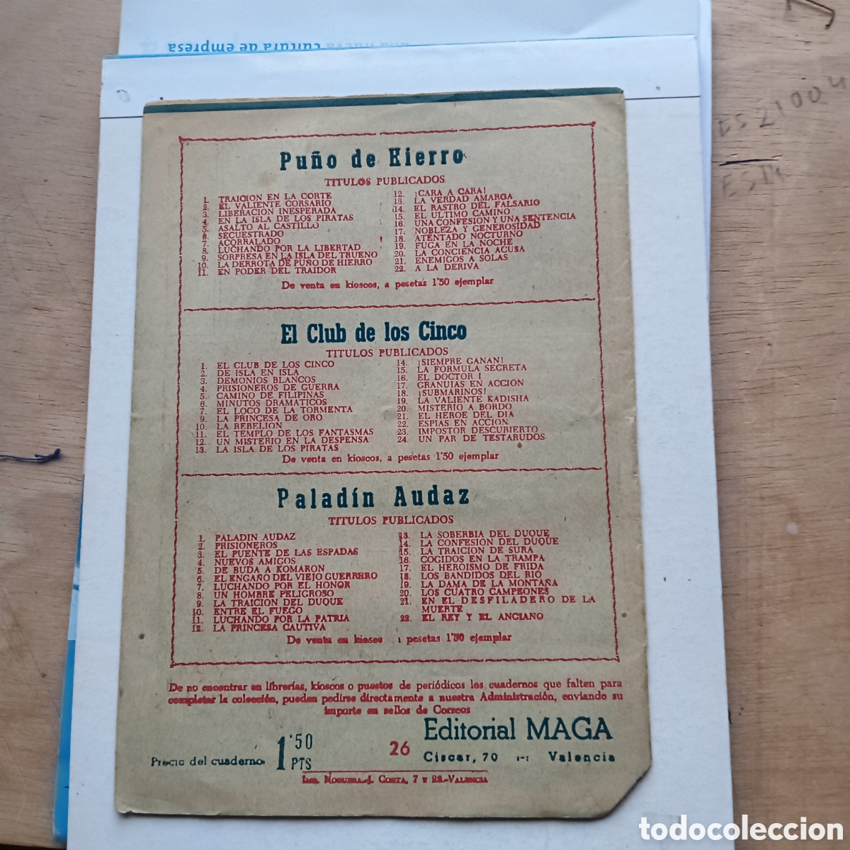 Tebeos: EL PEQUE&Ntilde;O HEROE N&Uacute;M-26 ORIGINAL EDITORIAL MAGA - Foto 2