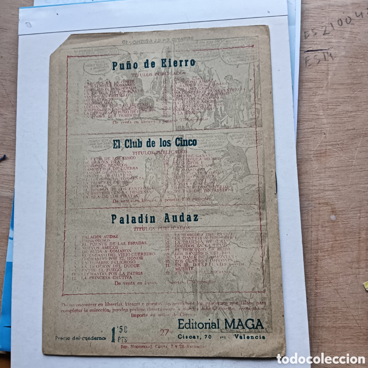 Tebeos: EL PEQUE&Ntilde;O HEROE N&Uacute;M-27 ORIGINAL EDITORIAL MAGA - Foto 2
