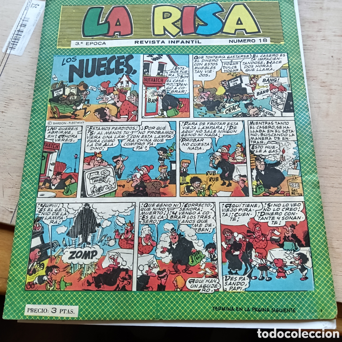 Tebeos: LA RISA 3 &Eacute;POCA N&Uacute;M-18 EDITORIAL MARCO - Foto 1