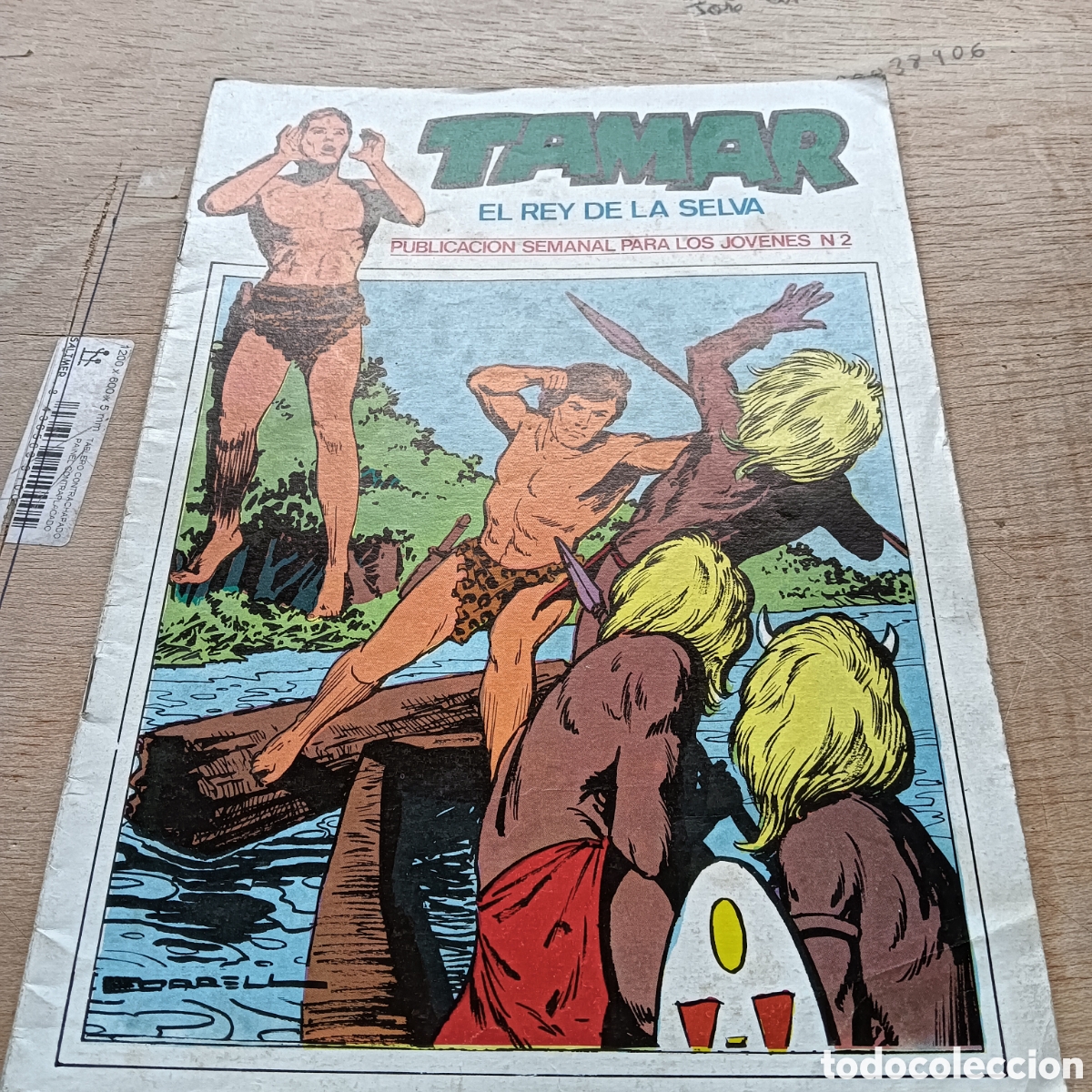 Tebeos: TAMAR EL REY DE LA SELVA NUM 2 CON POSTER - Foto 1