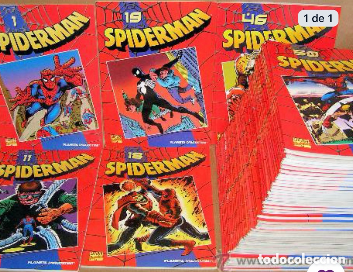 Tebeos: Coleccionable Planeta Spiderman Rojo y Azul - Foto 5