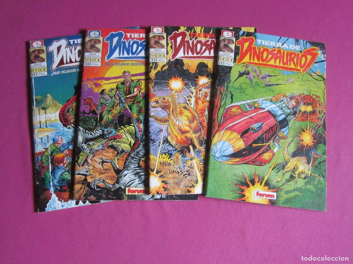 Tebeos: TIERRA DE DINOSAURIOS 4 COMPLETA FORUM L19 3 - Foto 1