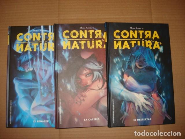Tebeos: Contra natura, 2016, completa, 3 tomos, Panini, impecables - Foto 1
