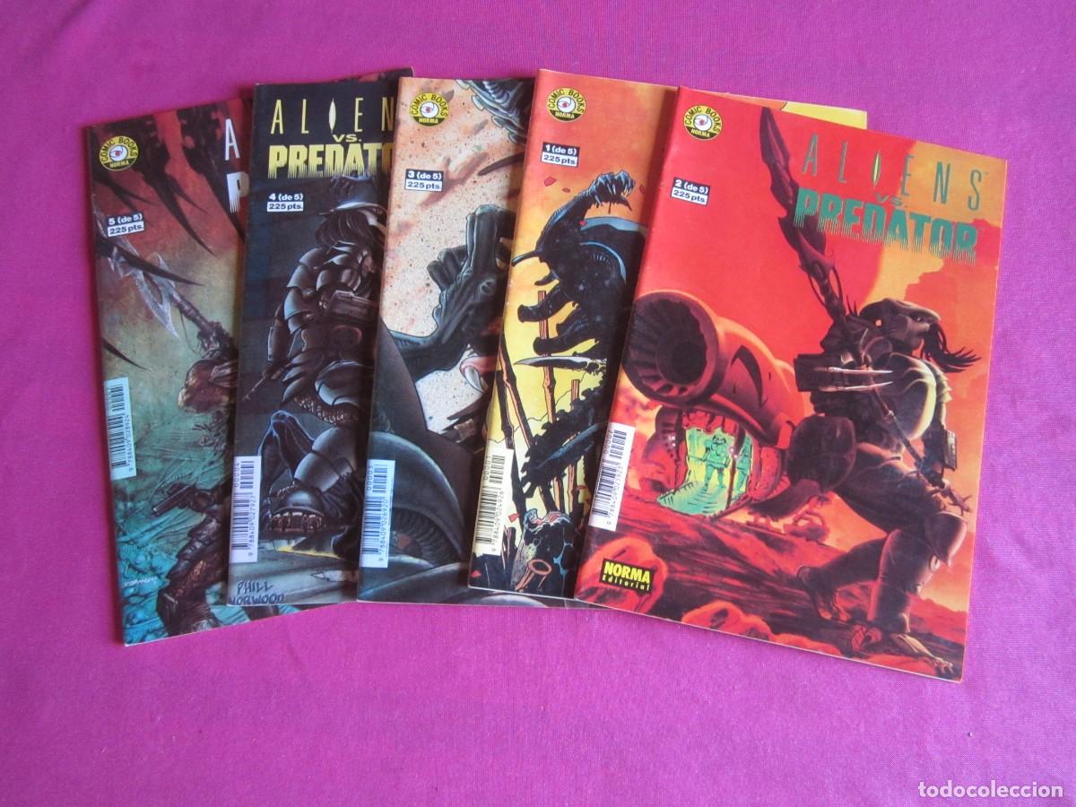 Tebeos: ALIENS VS PREDATOR 5 COMPLETA NORMA L43 C410 - Foto 3