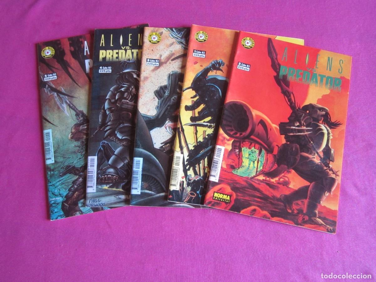 Tebeos: ALIENS VS PREDATOR 5 COMPLETA NORMA L43 C410 - Foto 1