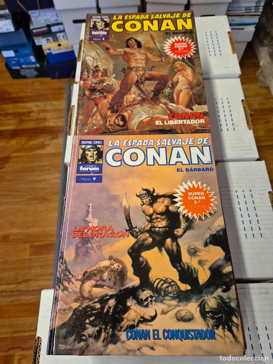 Tebeos: SUPER CONAN 2&ordf; Edici&oacute;n Completa 16 tomos Planeta - Foto 1