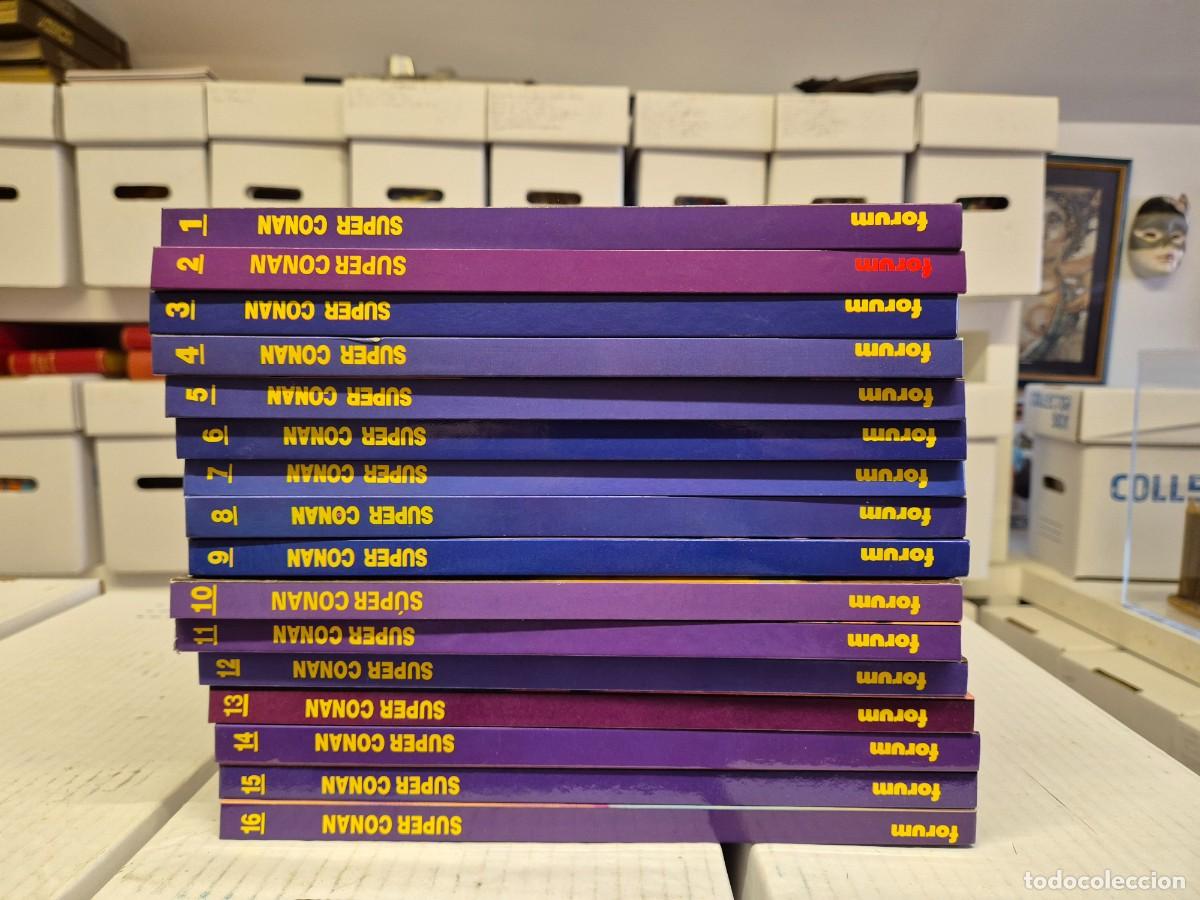 Tebeos: SUPER CONAN 2&ordf; Edici&oacute;n Completa 16 tomos Planeta - Foto 2