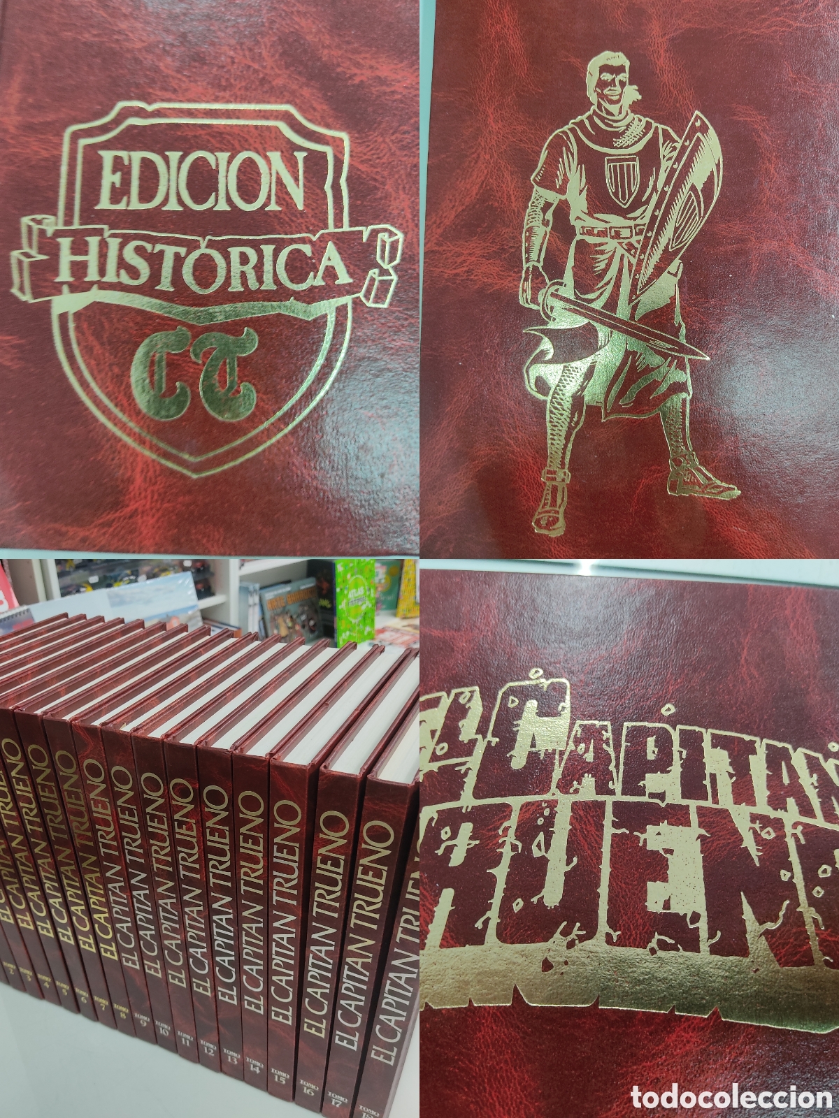 Tebeos: CAPITAN TRUENO EDICION HISTORICA 18 TOMOS OBRA COMPLETA 148 NUMEROS ENCUADERNADOS LUJO PERFECTOS