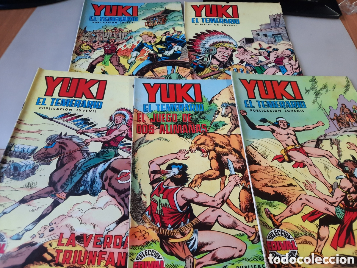 Tebeos: YUKI, EL TEMERARIO-EDIVAL-VARIOS N&Uacute;MEROS - Foto 1