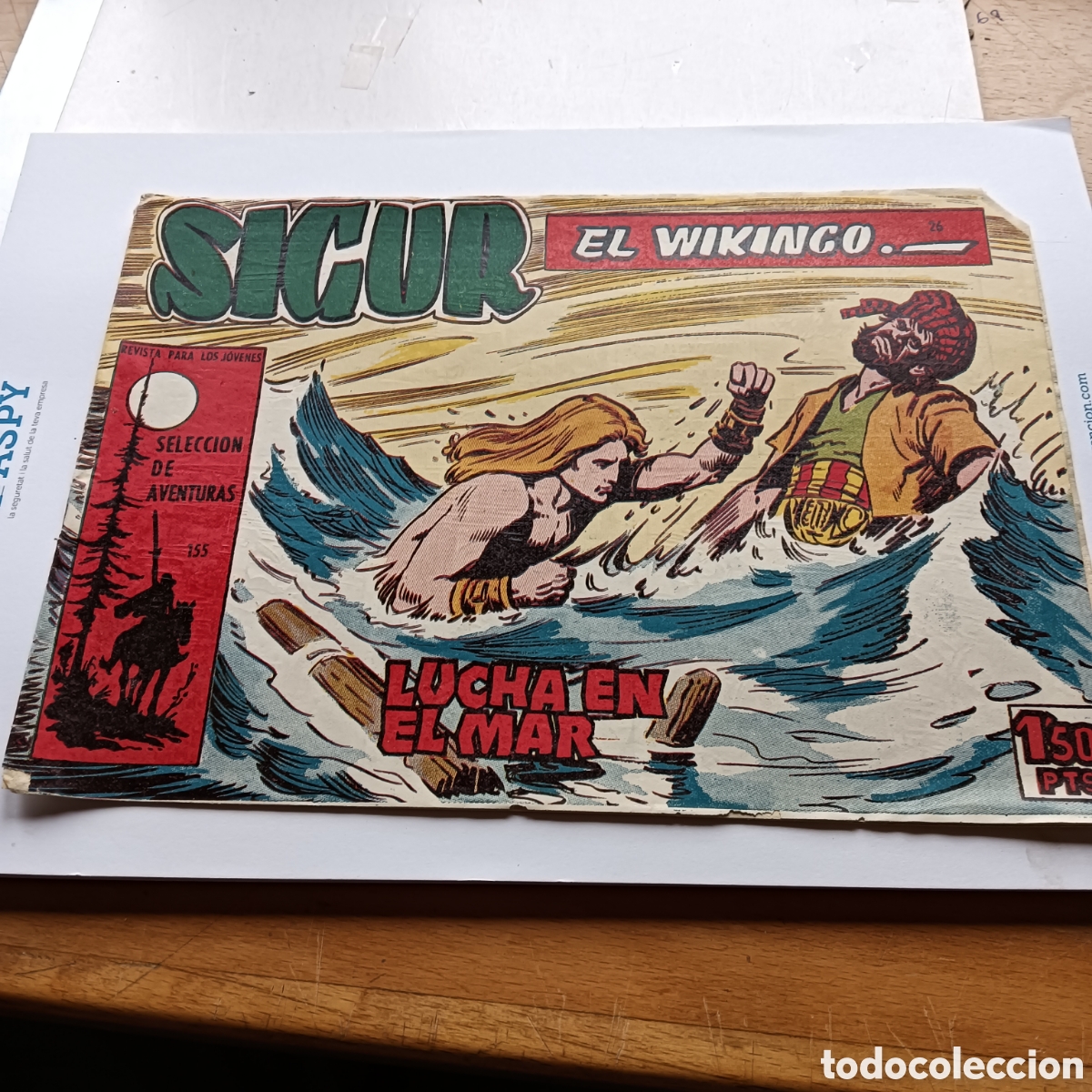Tebeos: SIGUR EL WIKINGO N&Uacute;M-26 EDICIONES TORAY ORIGINAL - Foto 1