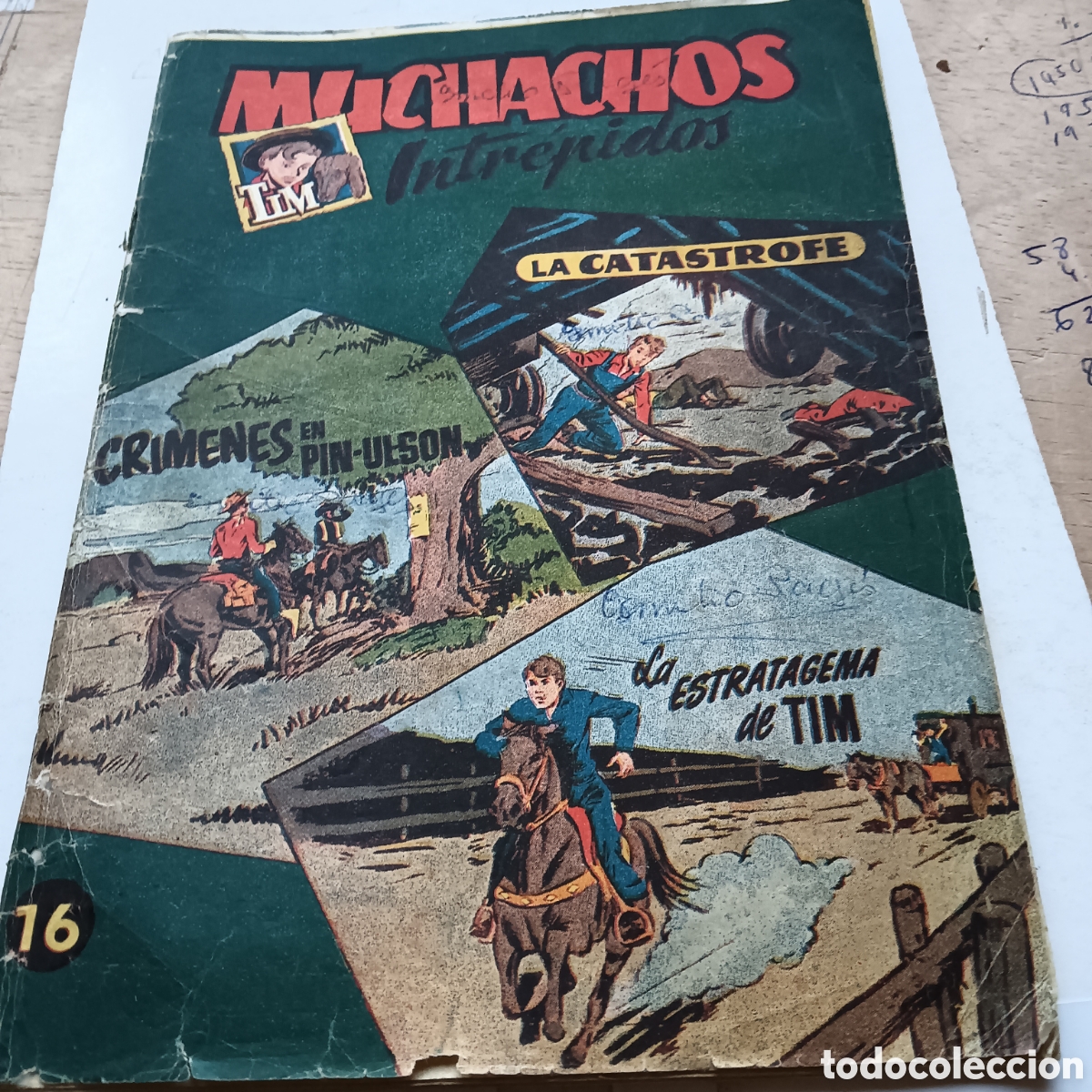 Tebeos: MUCHACHOS INTREPIDOS N&Uacute;M-16 HISPANO AMERICANA ORIGINAL - Foto 1