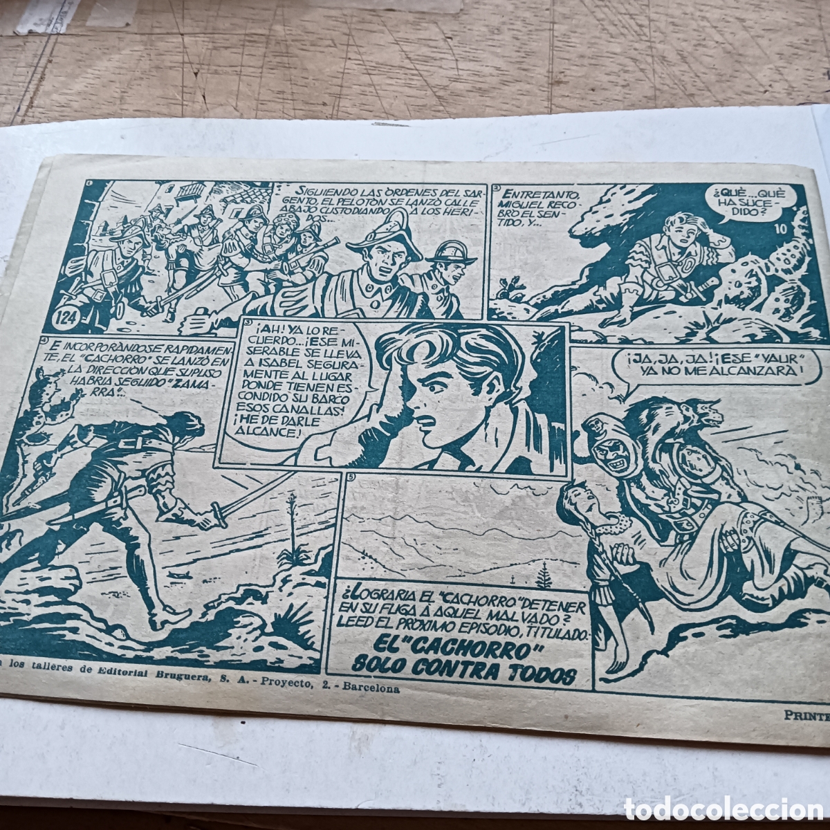 Tebeos: EL CACHORRO N&Uacute;M 124 COLECCI&Oacute;N DAN ORIGINAL - Foto 2