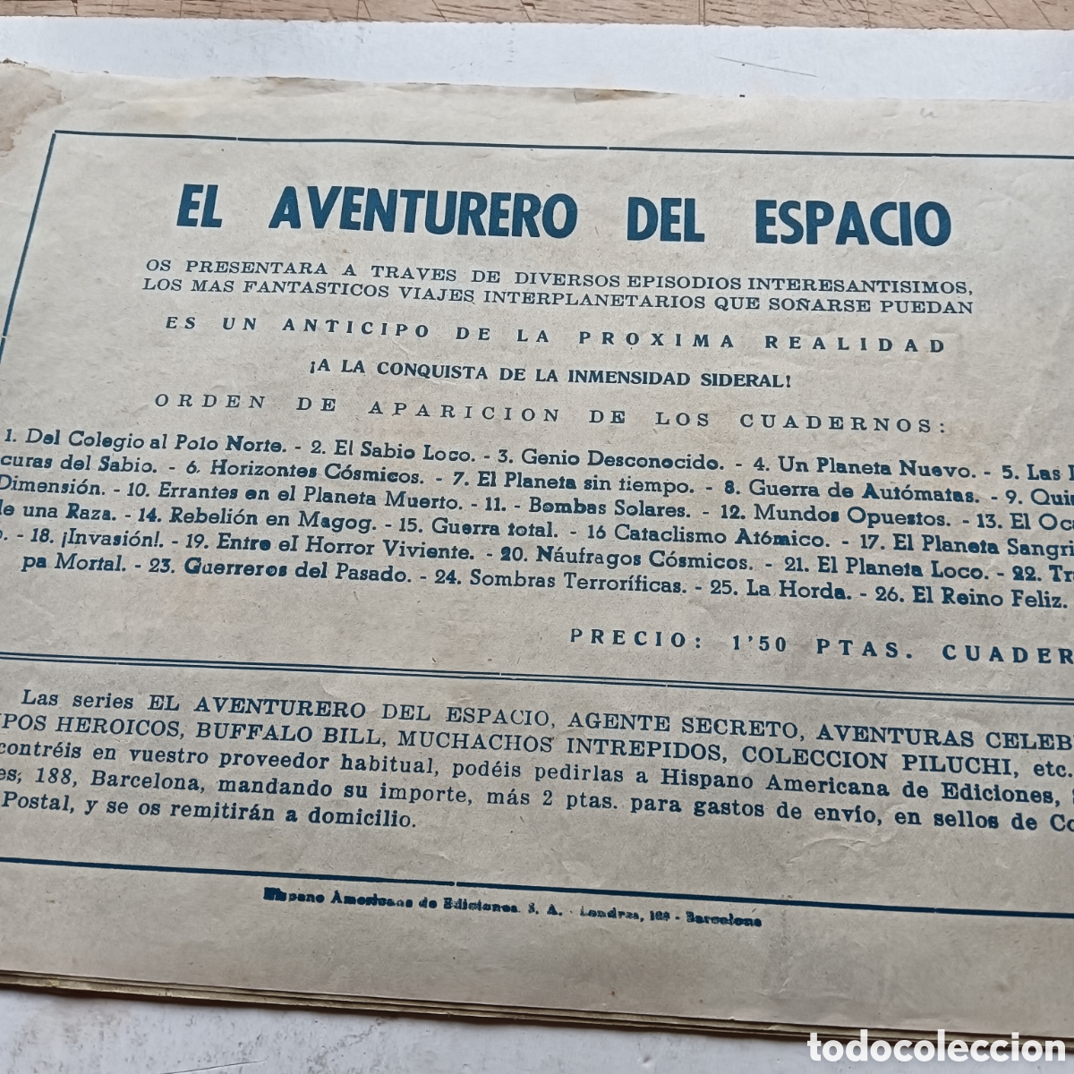 Tebeos: BUFFALO BILL NUM14 HISPANO AMERICANA ORIGINAL - Foto 2