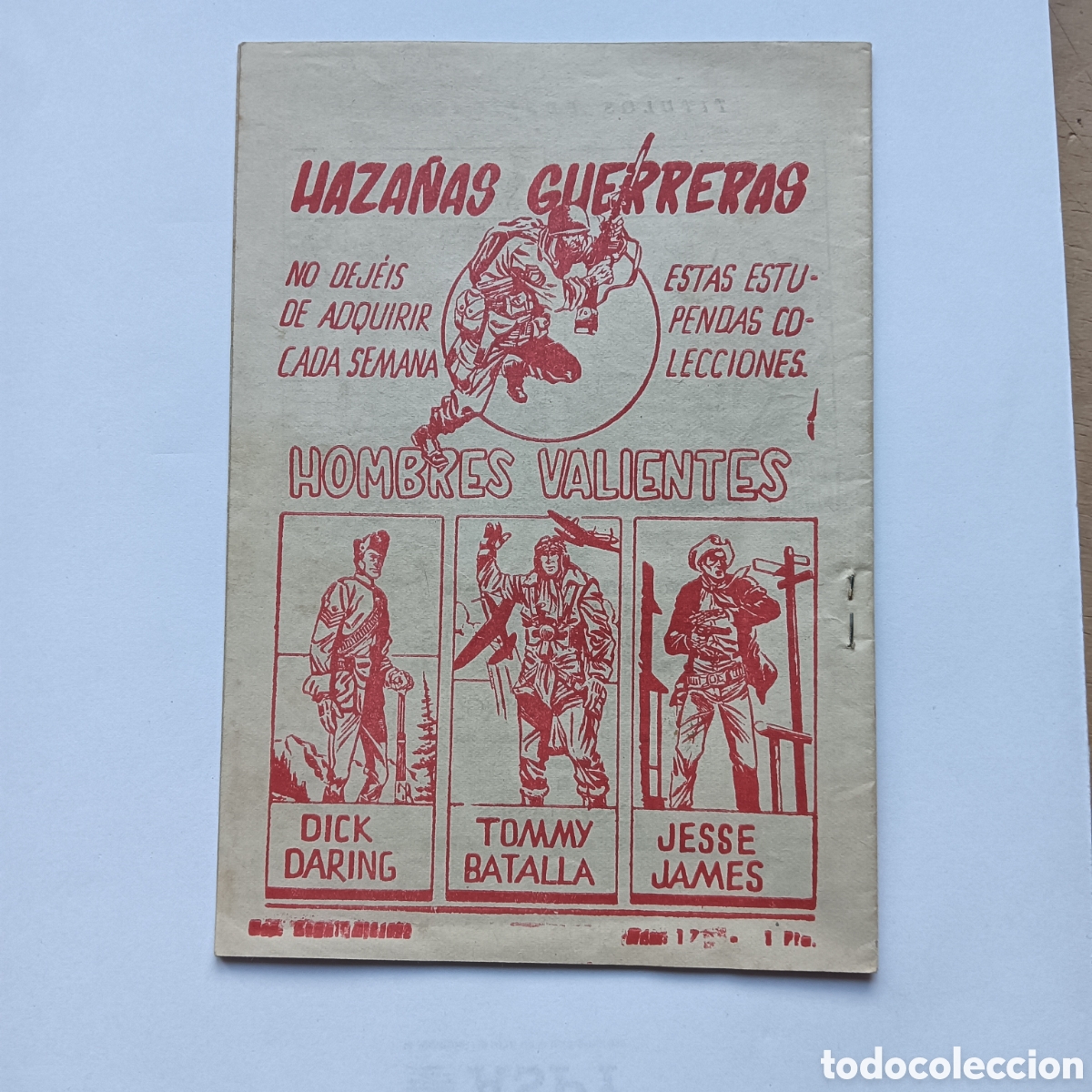 Tebeos: HOMBRES VALIENTES DICK DARING N&Uacute;M-17 - Foto 2