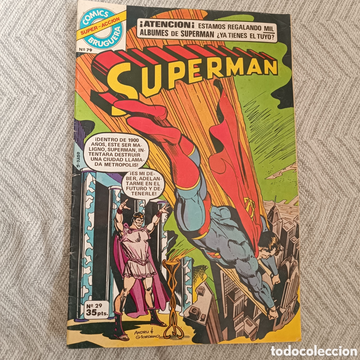Tebeos: Comic Superman, n&uacute;mero 79. A&ntilde;o 1980 - Foto 1