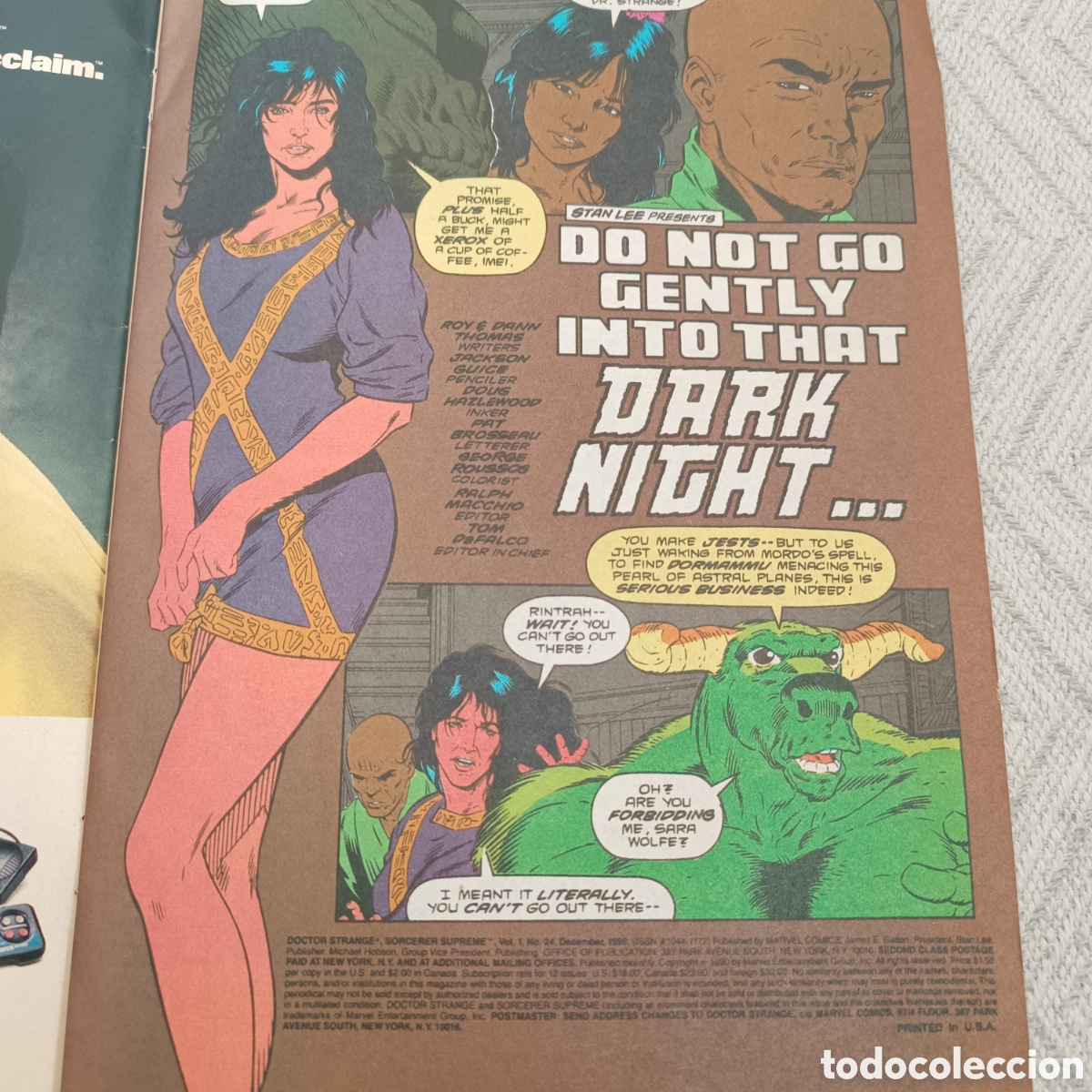 Tebeos: DOCTOR STRANGE NUMERO 24 - MARVEL A&Ntilde;O 1990 - Foto 5