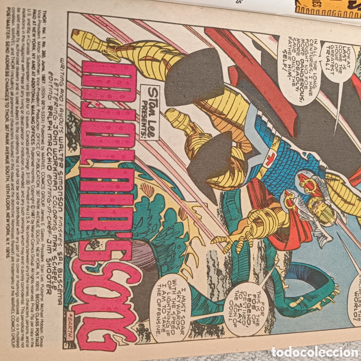 Tebeos: The Mighty Thor - Numero 380 - A&Ntilde;O JUNIO 1987 - Foto 3
