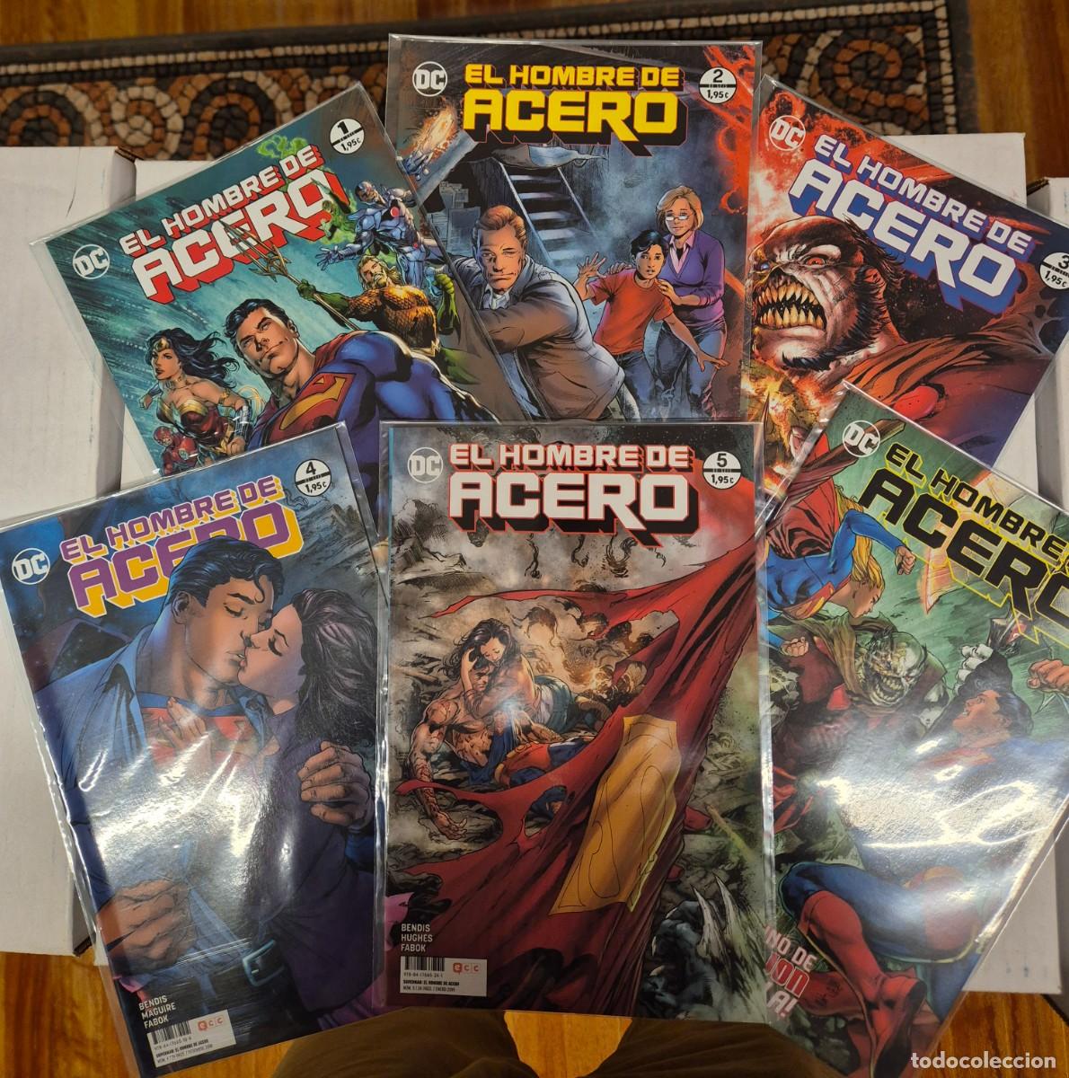 Tebeos: El Hombre de Acero Completa 6 ejemplares. ECC - Foto 1