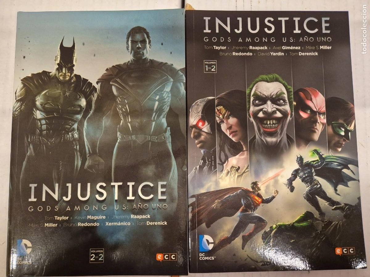 Tebeos: INJUSTICE Completa 2 tomos Gods among us:A&ntilde;o uno ECC - Foto 1