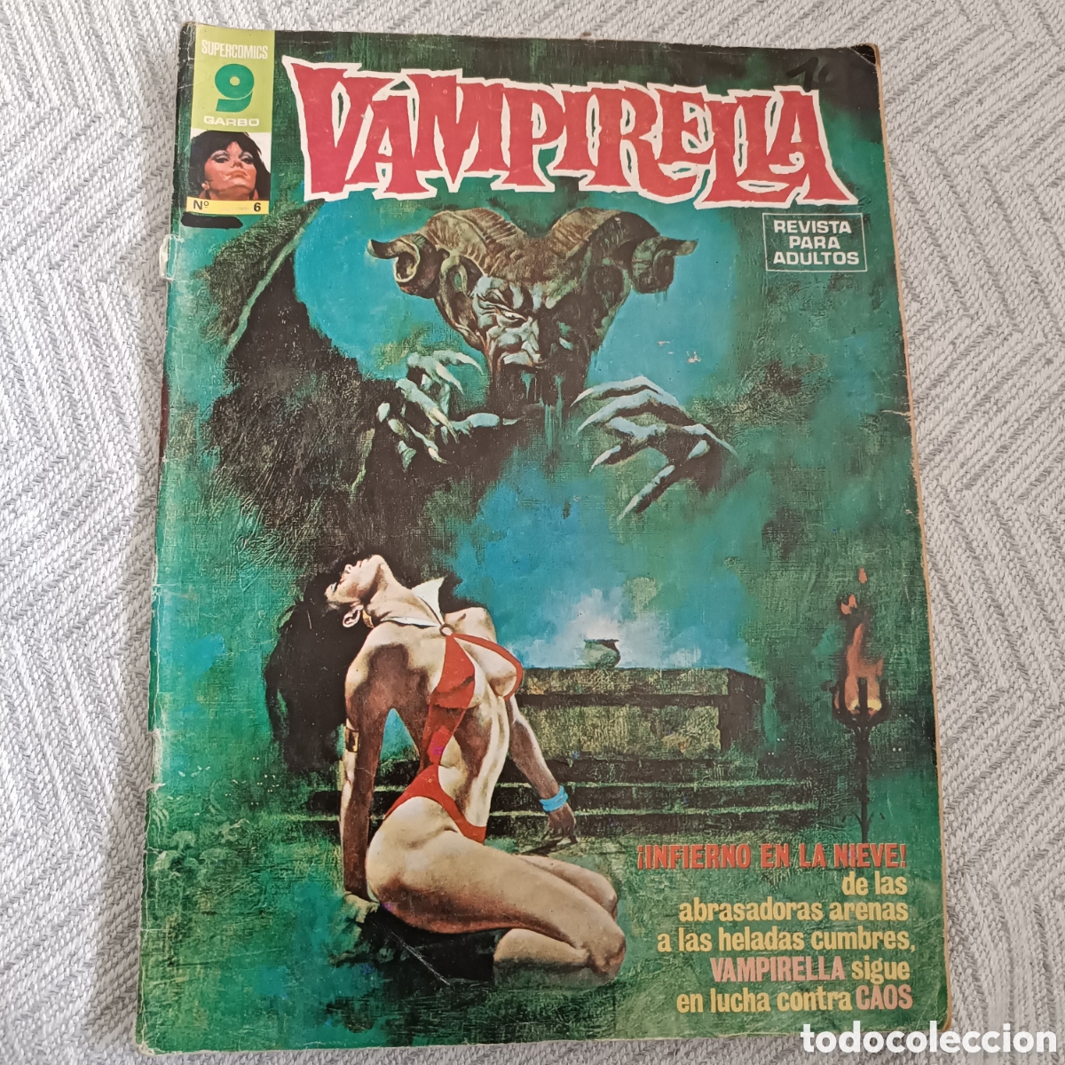 Tebeos: Vampirella. N&ordm; 6. Garbo. A&ntilde;o 1973 - Foto 1