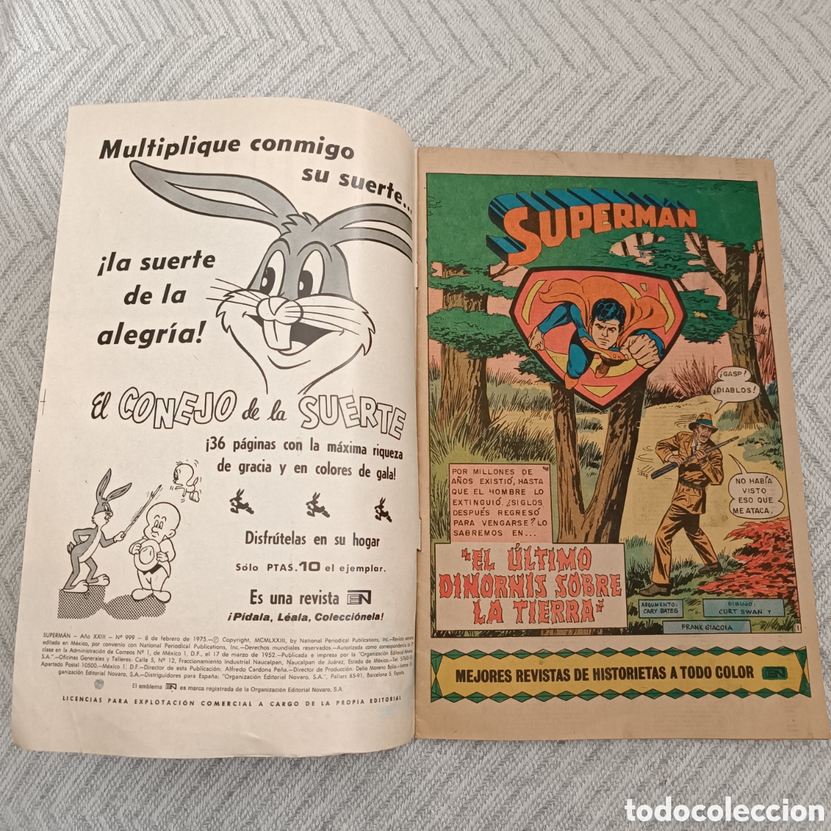Tebeos: superman n&ordm;999. A&ntilde;o 1975 - Foto 3