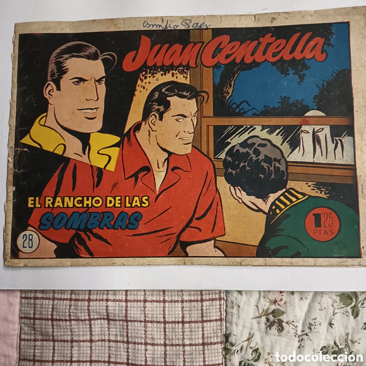 Tebeos: JUAN CENTELLA N&Uacute;M-28 HISPANO AMERICANA ORIGINAL A&Ntilde;O 1955 - Foto 1