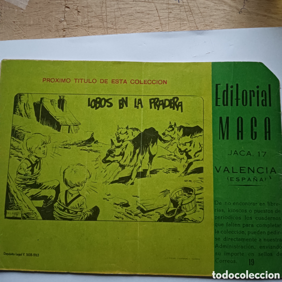 Tebeos: LOS IMBATIDOS N&Uacute;M-19 EDITORIAL MAGA ORIGINAL - Foto 2