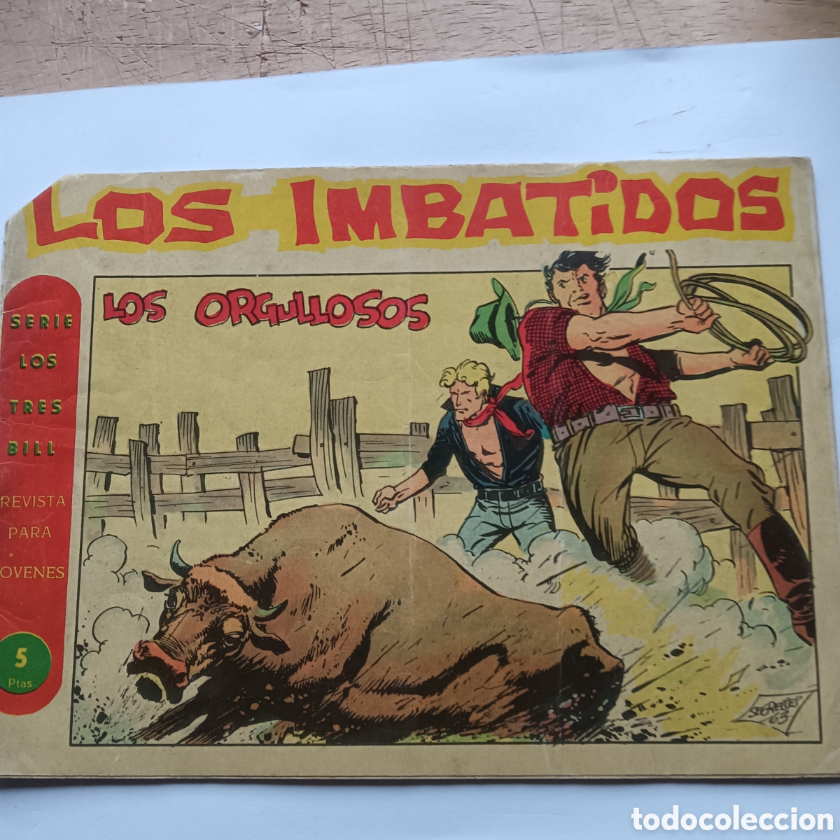 Tebeos: LOS IMBATIDOS N&Uacute;M-19 EDITORIAL MAGA ORIGINAL - Foto 1