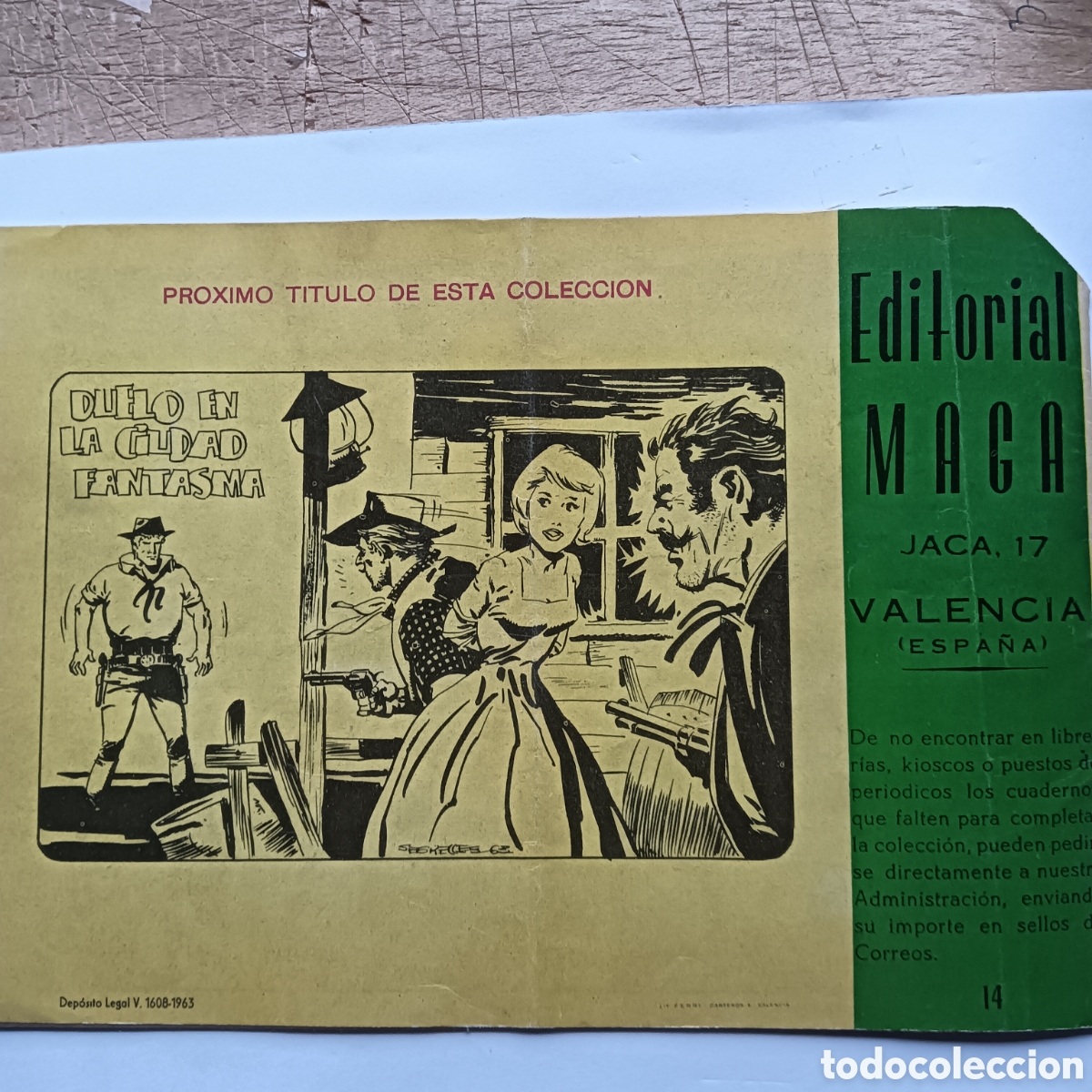 Tebeos: LOS IMBATIDOS N&Uacute;M-14 EDITORIAL MAGA ORIGINAL - Foto 2