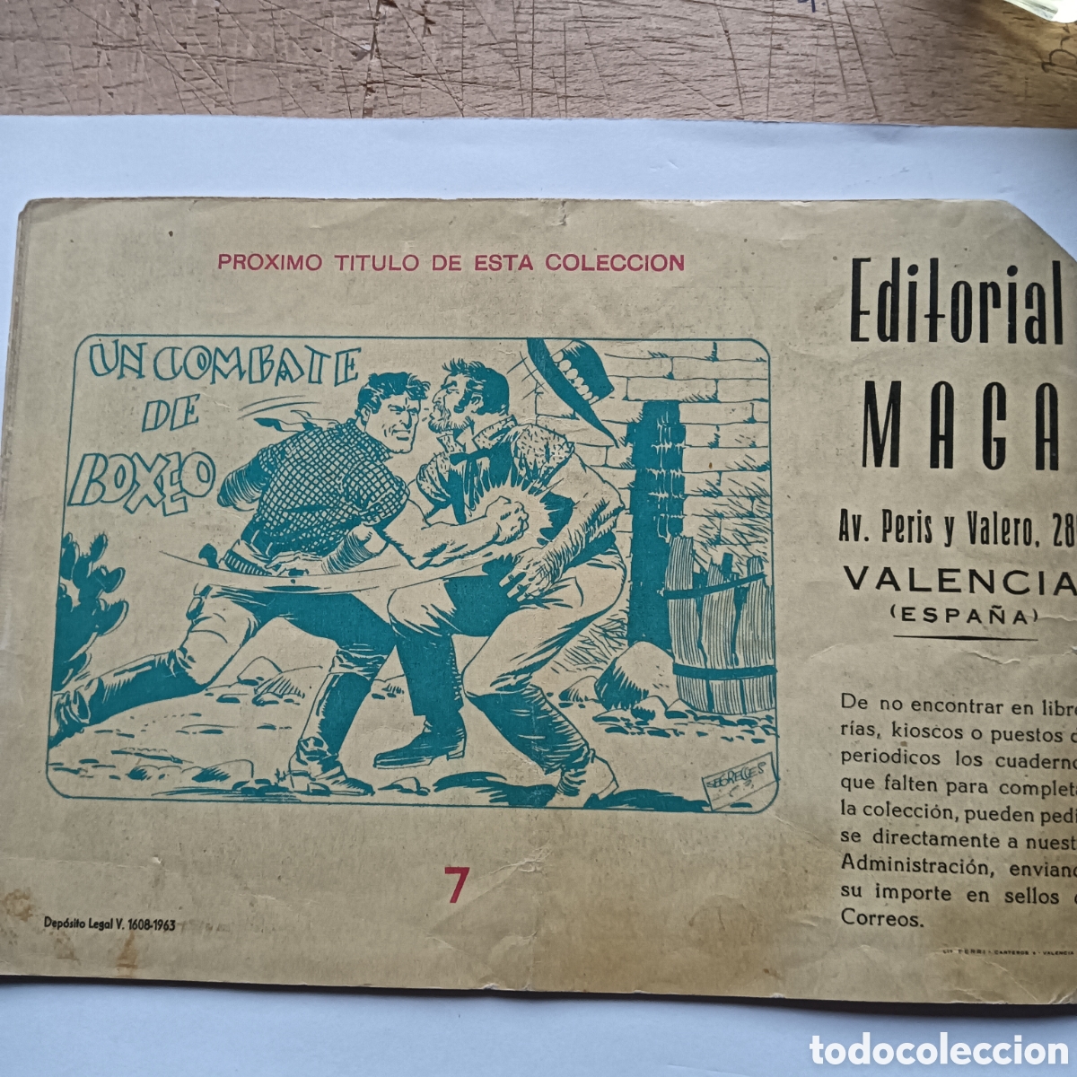 Tebeos: LOS IMBATIDOS N&Uacute;M-7 EDITORIAL MAGA ORIGINAL - Foto 2