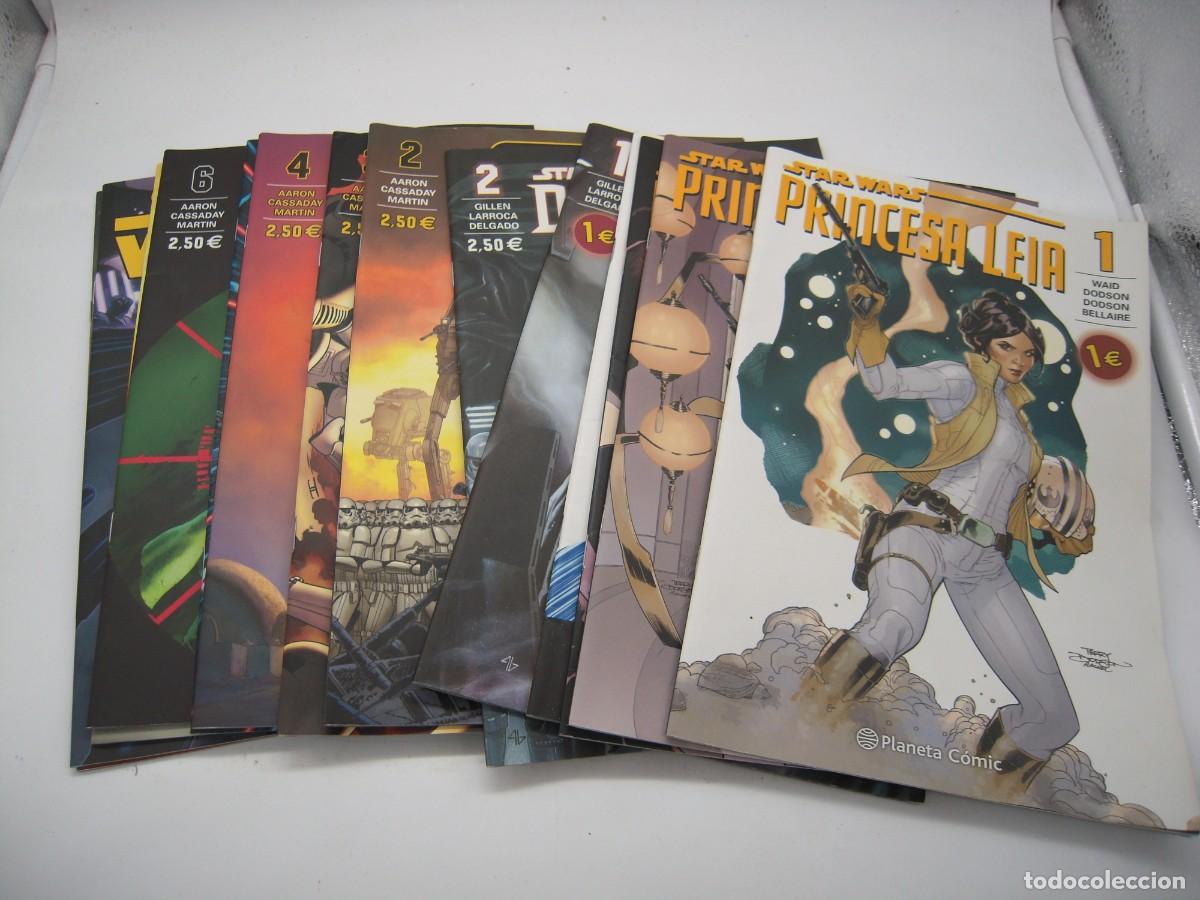 Tebeos: lote de 14 star wars planeta comic - Foto 1