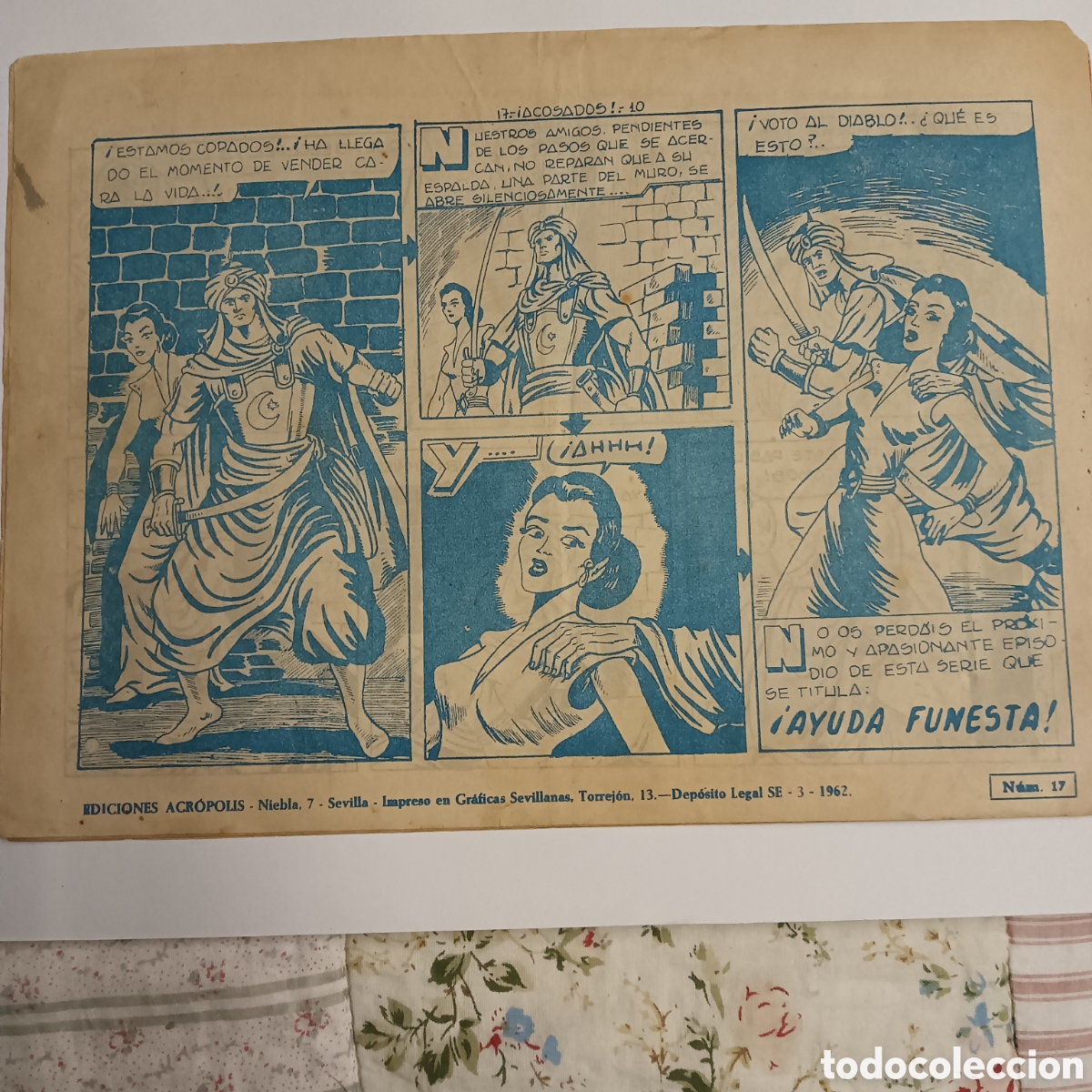 Tebeos: SINMIEDO NUM 17 EDI.ACROPOLIS ORIGINAL - Foto 2
