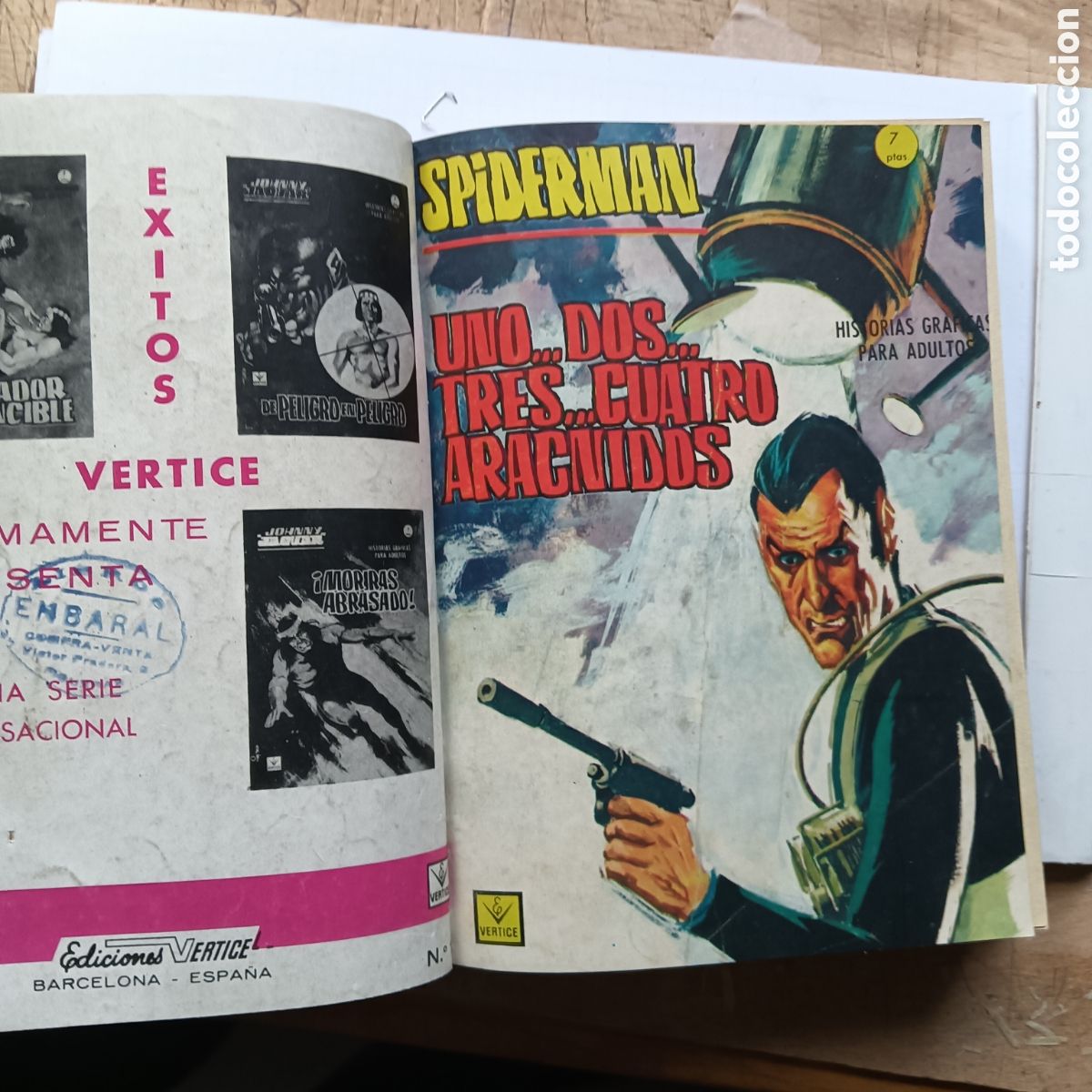 Tebeos: SPIDERMAN V&Eacute;RTICE GRAPA COMPLETA 1 TOMO - Foto 1
