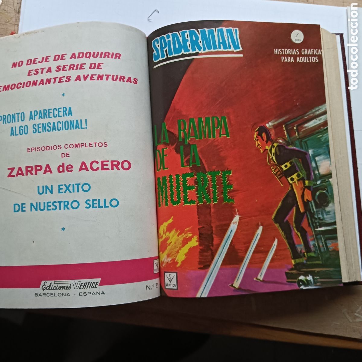 Tebeos: SPIDERMAN V&Eacute;RTICE GRAPA COMPLETA 1 TOMO - Foto 5