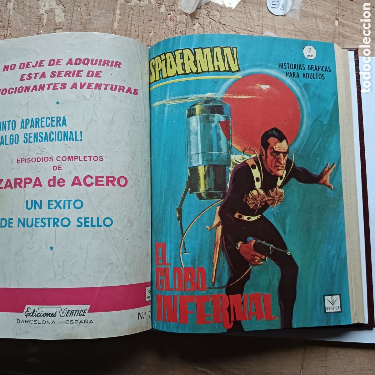 Tebeos: SPIDERMAN V&Eacute;RTICE GRAPA COMPLETA 1 TOMO - Foto 7