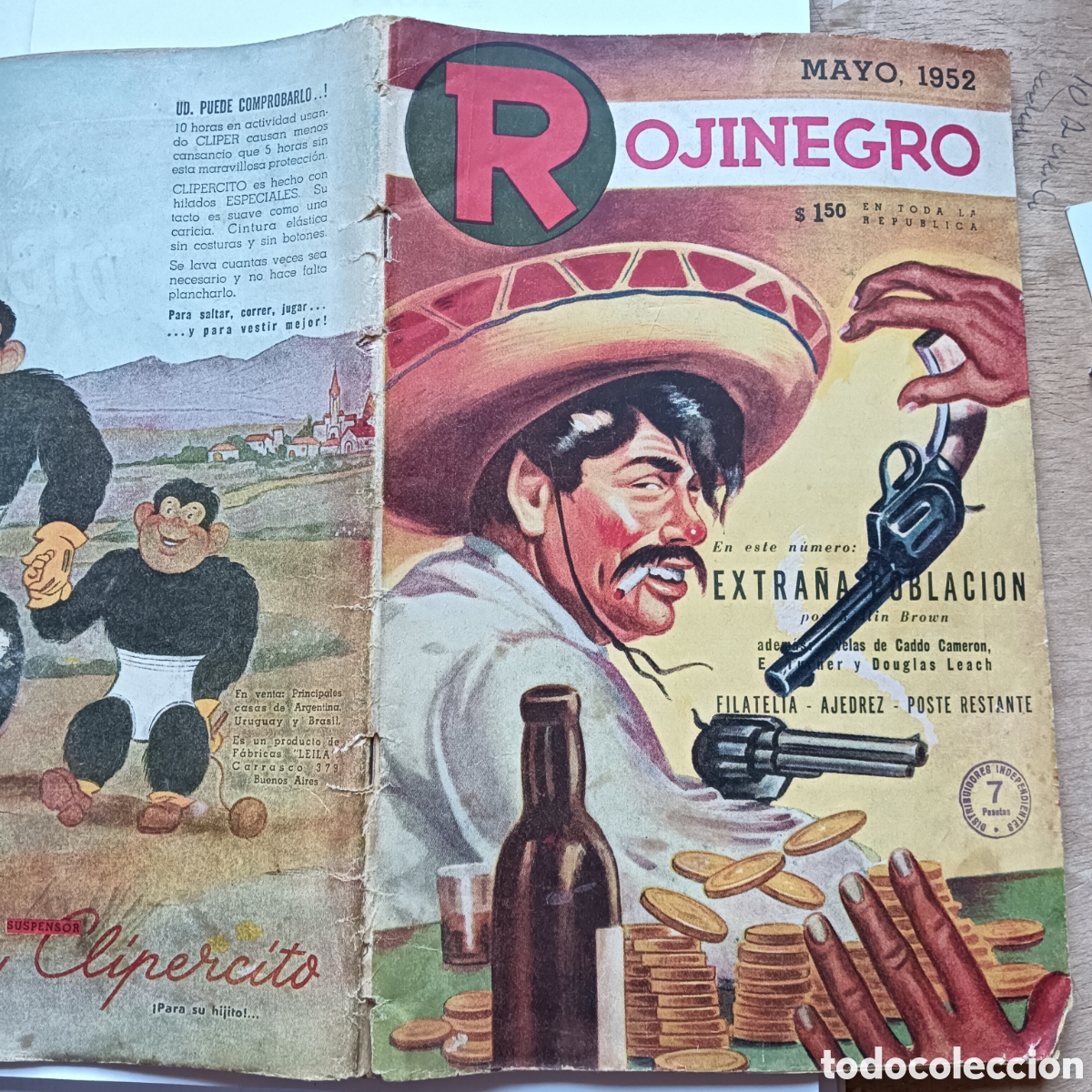 Tebeos: ROJINEGRO N&Uacute;M- 196 MAYO 1952 - Foto 1
