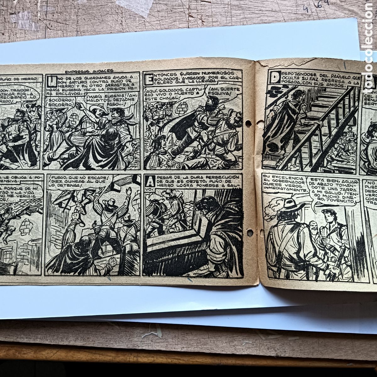 Tebeos: PU&Ntilde;O DE HIERRO N&Uacute;M-33 EDITORIAL MAGA ORIGINAL - Foto 2