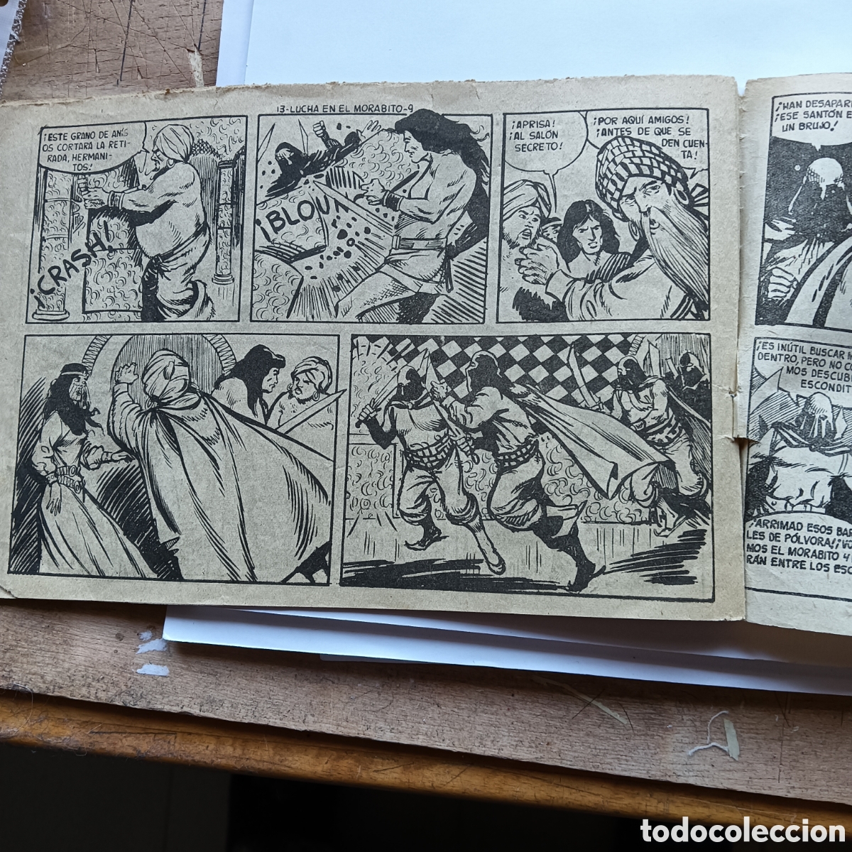Tebeos: EL LE&Oacute;N MARINO N&Uacute;M-13 EDITORIAL MAGA ORIGINAL - Foto 2