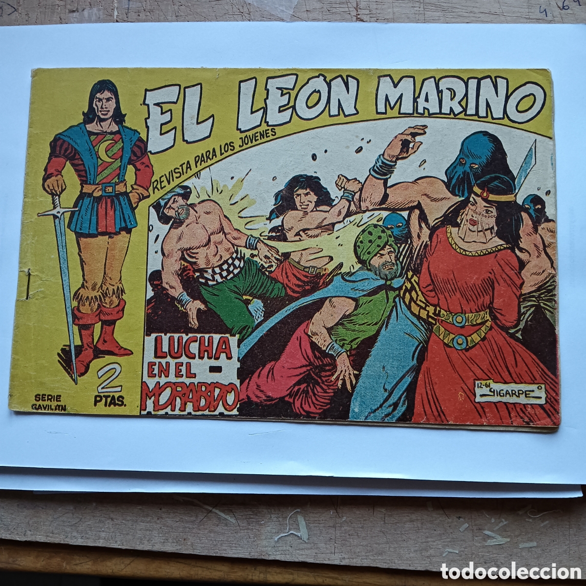 Tebeos: EL LE&Oacute;N MARINO N&Uacute;M-13 EDITORIAL MAGA ORIGINAL - Foto 1
