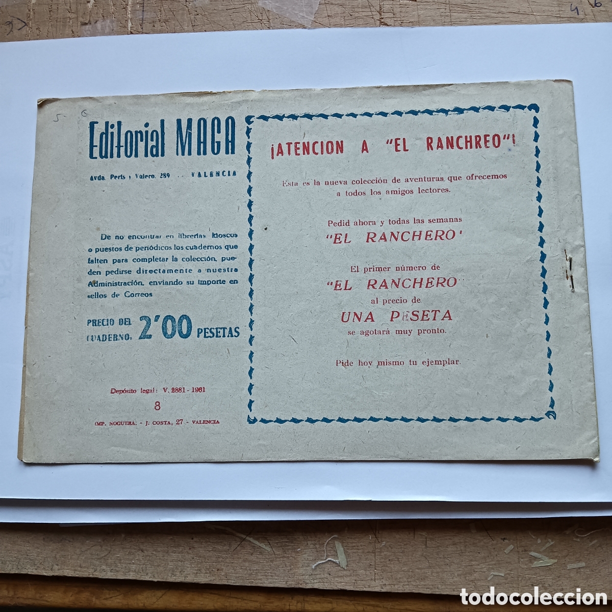 Tebeos: EL LE&Oacute;N MARINO N&Uacute;M-8 EDITORIAL MAGA ORIGINAL - Foto 3