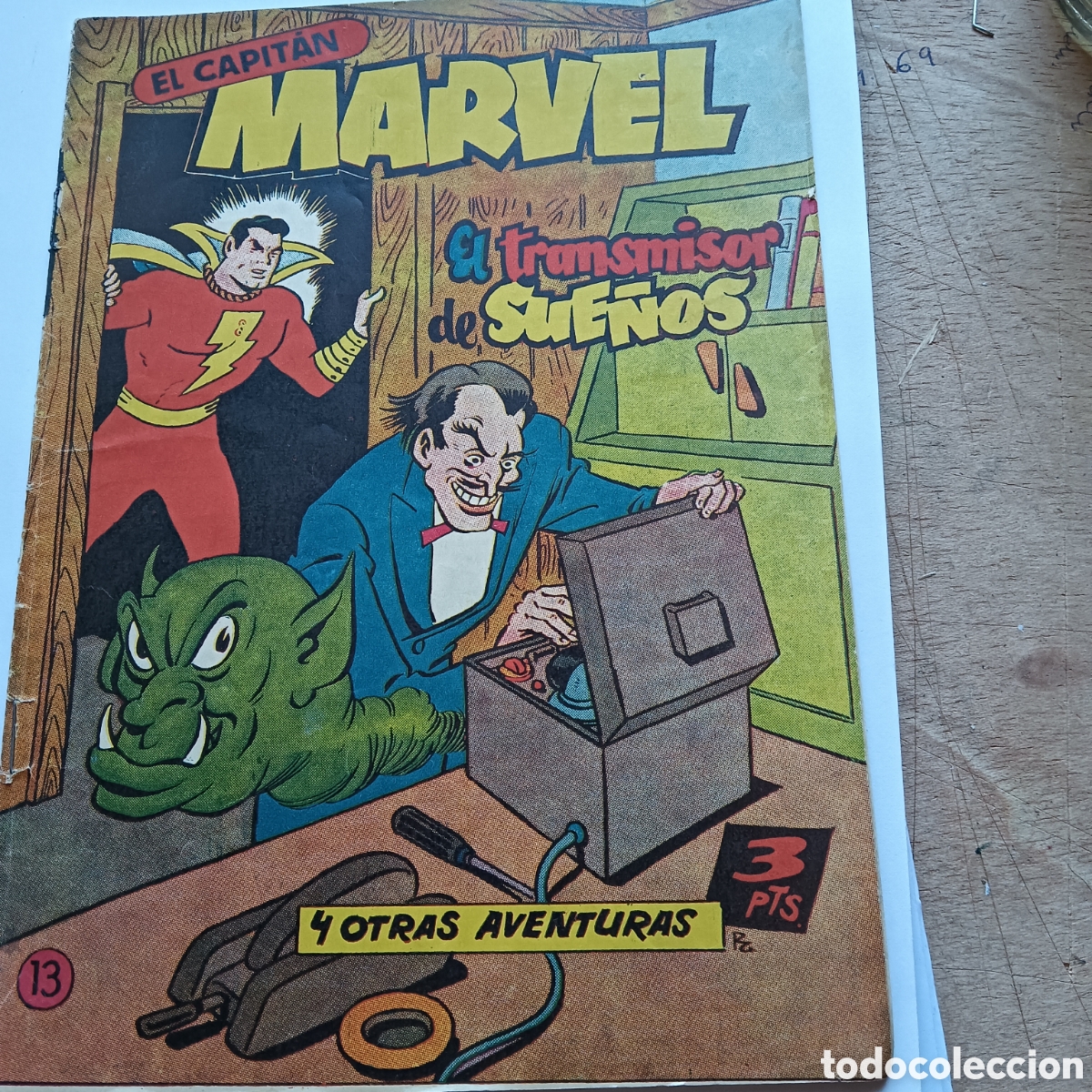 Tebeos: CAPITAN MARVEL N&Uacute;M 13 HISPANO AMERICANA ORIGINAL - Foto 1