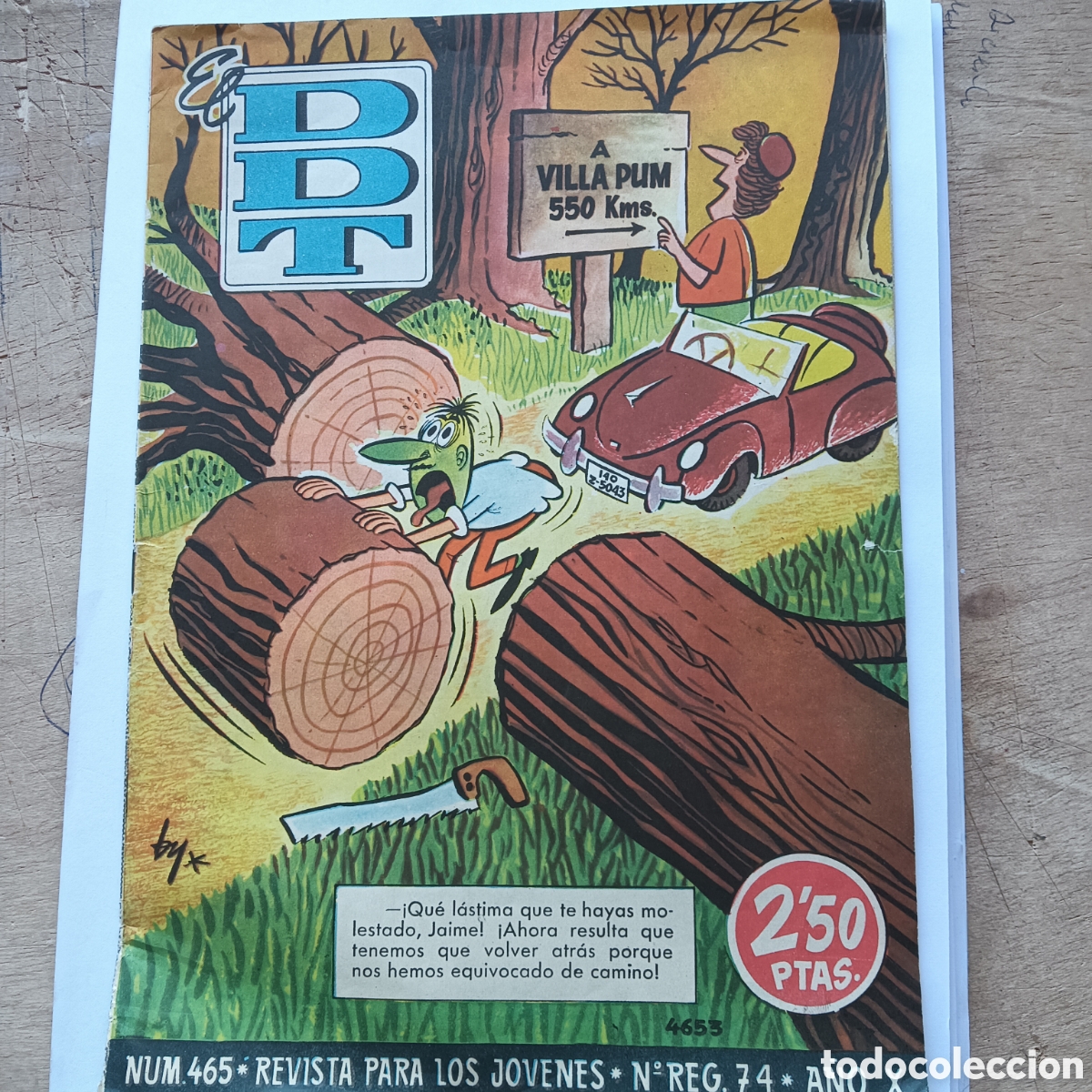 Tebeos: EL DDT N&Uacute;M-465 original - Foto 1