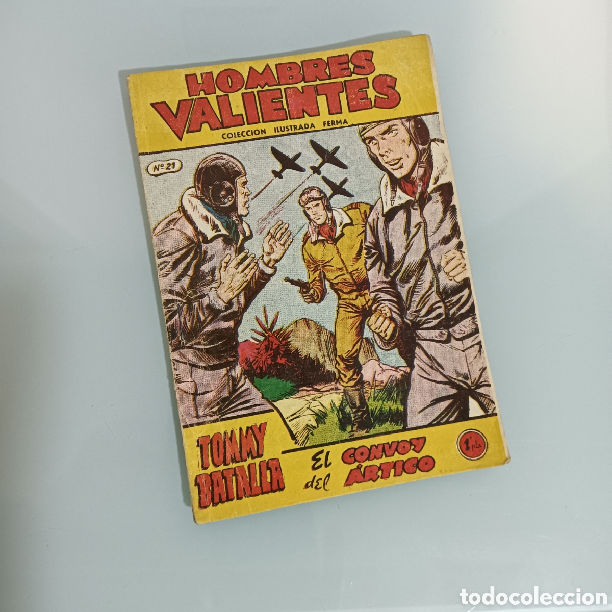 Tebeos: HOMBRES VALIENTES TOMMY BATALLA N&Uacute;M-21 - Foto 1