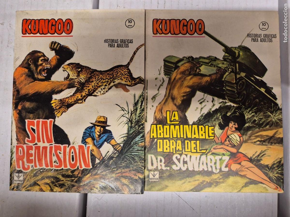 Tebeos: Kungoo Vertice grapa. Colecci&oacute;n completa 2 ejemplares - Foto 1